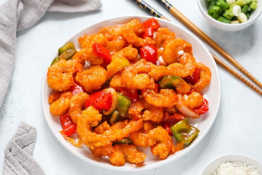 Sweet & sour Prawn